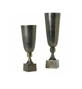 Elegant Iron Metal <b>Vase</b> Modern <b>Decorative</b> Flower Holder <b>for</b> Home Interior Styling Living Room Table and Dining Decor - Product Image 2