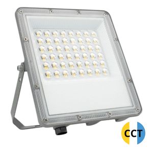 Proiettore LED da esterno CCT grigio 50W 5000lm IP65 3000/4000/6000K Spectrum (SLI029084CCT_PW) - Product Image 1