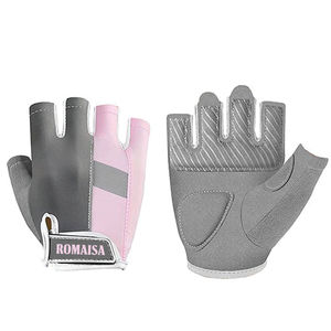 Men's Half-Finger Polyester Fitness <b>Gloves</b> for Sports Exercise <b>Weight</b> Lifting Body Building - Product Image 1