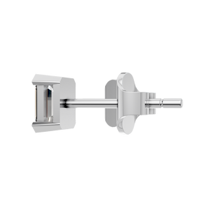 ต่างหูเพชรโมอิสซาไนต์ทรงเหลี่ยมมรกต คุณภาพ D VVS ทองคำแท้ 14k น้ำหนัก 1 กะรัต ขายส่งจากโรงงาน - เครื่องประดับของขวัญงานแต่งงานสุดอินเทรนด์ - Product Image 2