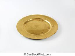 จานรองโลหะทรงกลม สแตนเลส จานตกแต่งสำหรับงานแต่งงาน จานรองโต๊ะอาหาร จานรองสำหรับโรงแรม - Product Image 5