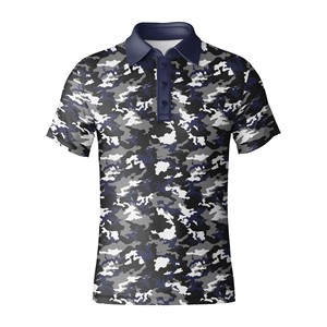Polo de Golf Personalizado con Logotipo, Elástico, de Poliéster y Spandex, Control de Humedad, Uniforme de Golf para Hombre - Product Image 4