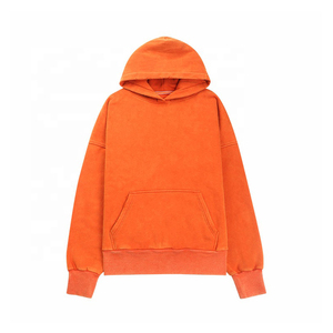 เสื้อฮู้ดผ้าคอตตอนสำหรับผู้ชายเสื้อมีฮู้ดผ้า100% ซักแบบสวมหัวมีฮู้ดผ้าวุ่นออกแบบโลโก้ได้ตามที่ต้องการ - Product Image 2