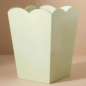 Cubo de Basura Decorativo de Laca de Alto Brillo, Color Pastel, Moderno y Lujoso, Cubo de Laca Hecho a Mano, Elegante Accesorio para el Hogar - Product Image 3