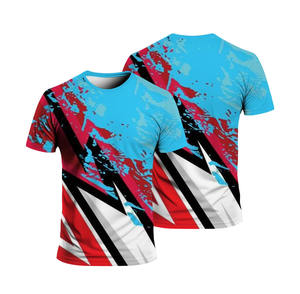 Camiseta informal de verano para hombre con corte holgado Diseño de cuello redondo de moda para jóvenes Tallas grandes Camiseta de manga corta con lavado ácido - Product Image 1