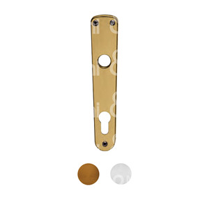 PAREJA DE PLATOS Mod. Agujero Yale 2200 Dimensiones 206X42mm - Product Image 1