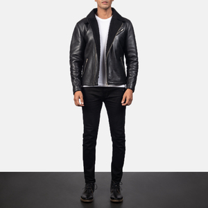 Nouvelle mode Veste en cuir véritable Bomber grande taille veste de moto coupe ajustée pour hommes vente en gros de logo personnalisé OEM élégant - Product Image 6
