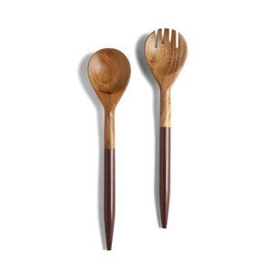 Ensemble de serveur de salade artisanal outils de table avec cuillère et fourchette imprimées en émail outils de cuisine les plus vendus pour la décoration de la salle à manger - Product Image 4