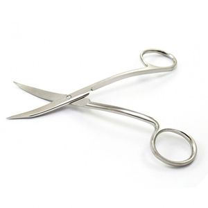 Ciseaux Goldman Fox à double courbe 13 cm Micro-cisailles chirurgicales dentaires, acier inoxydable allemand, par Zarnab Surgical - Product Image 1