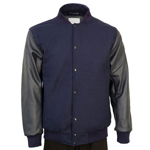 2025 nouvelles vestes universitaires respirant col rond impression de Logo personnalisé manches longues collège Baseball veste pour hommes - Product Image 1