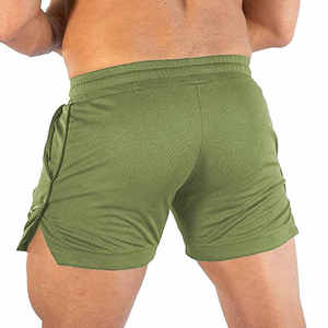 Pantalones cortos deportivos de algodón al por mayor pantalones cortos de poliéster para Hombre Pantalones cortos atléticos de baloncesto para gimnasio con logotipo personalizado - Product Image 2