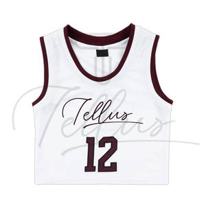 Maillot de basketball respirant à manches courtes avec impression numérique personnalisée, tendance 2026 - Product Image 1
