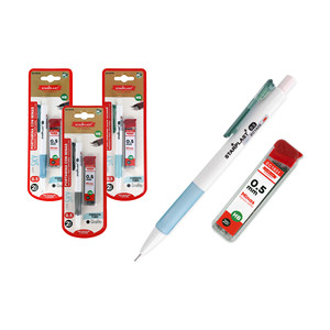 Matita meccanica in plastica antiscivolo da 0.5mm con cavi Hb da 2B e 0.7mm per la scrittura - Product Image 1