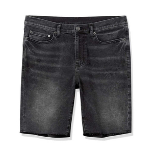 Nuevo diseño, ropa de calle alta holgada recta, pantalones cortos vaqueros para hombre, pantalones cortos de mezclilla para hombre, pantalones cortos de mezclilla personalizados informales para hombre, pantalones cortos de malla - Product Image 1