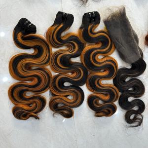 วิกผมต่อทำจากผมมนุษย์ผมลอนธรรมชาติสีดำธรรมชาติสำหรับทำวิกผม - Product Image 4