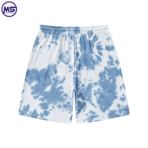 2022 Diseño personalizado Pantalones cortos de sudor de alta calidad para hombres Tie Dye Pattern Estilo casual Venta al por mayor Precio bajo en venta ahora - Product Image 2
