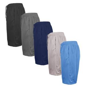 Paquete de 5 pantalones cortos de lona transpirables de cristal sólido de algodón 100% ligeros para hombre - Product Image 4