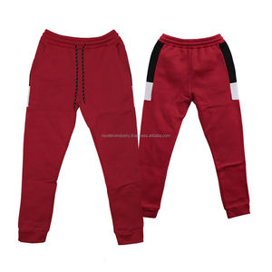 กางเกงจ็อกเกอร์แฟชั่นใหม่สำหรับผู้ชาย กางเกงฮาเร็มแบบต่อผ้า ชุดออกกำลังกาย ชุดกีฬา กางเกงขายาวผู้ชาย - Product Image 2