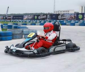 Go Kart de Carreras a Pedales de Gasolina de 200cc, Nuevo, Profesional, para Parques de Diversiones al Aire Libre - Product Image 1