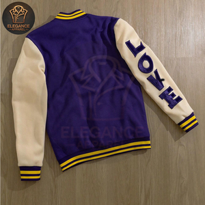 2025 nouveauté couleur unie bloc avant bouton fermeture manches longues poche décontracté tous les jours collège Baseball varsité vestes - Product Image 2