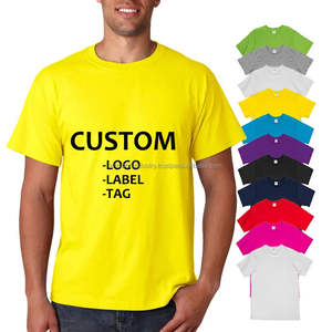 Vente en gros T-shirts pour hommes 100% coton/bambou/fibre personnalisés, couleur unie, styles décontractés, logo de votre marque, T-shirt pour hommes à impression par sublimation - Product Image 6