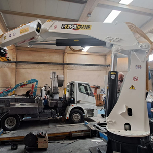 Grúa de pórtico de cubierta marina de 10 toneladas de la mejor calidad de Puma Crane Turkey con pluma telescópica de alto Momento de carga, nuevo producto de gran oferta - Product Image 2