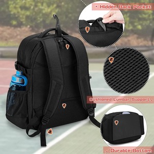 Custom Team Large Sports Backpack Fashionable Waterproof Polyester Lining Basketball & Soccer <b>Ball</b> Bag for School Use - Product Image 3