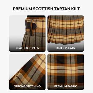 Kilt écossais pour homme en tartan ancien à motif de roses, pour les festivals écossais, les mariages, les événements formels 2026 - Product Image 5