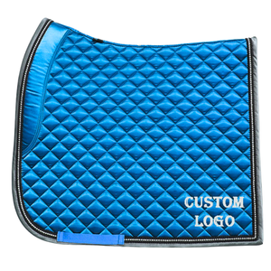 Latest Balanced <b>Cushion</b> Customized Logo Jumping Horse Saddle Pad Breathable Wool Blend for Smooth Riding Experience Wholesale - Product Image 1