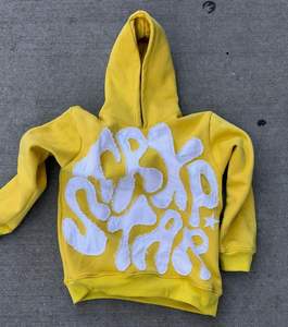 <b>Top</b> Trending Comfortable Winter Men's <b>Distressed</b> Embroidery Hoodies 100% Cotton Fleece Custom Logo Pullover - Product Image 5