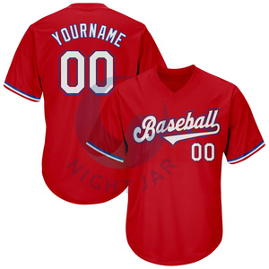 Camiseta de Béisbol de Manga Larga Unisex de Alta Calidad, Uniforme de Equipo Personalizado, Ropa Deportiva Transpirable, Talla Juvenil para Hombre - Product Image 5
