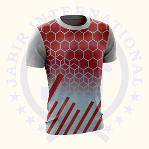 T-shirts d'été 100% coton de style décontracté pour hommes, imprimés en relief, surdimensionnés, col rond, Offre Spéciale avec options de bricolage - Product Image 4