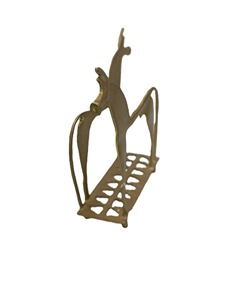 Servilletero Dorado Vintage con Forma de Caballo para Espacios Formales, Mesa de Comedor, Mostrador de Oficina y Decoración Elegante de Mesa, Procedente de la India - Product Image 2