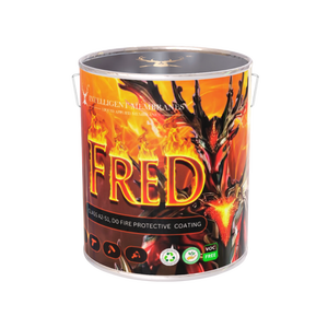 FRED® Recubrimiento Intumescente Retardante de Fuego – Clase A2-s1,d0 Barrera Térmica para Madera y Espuma Proyectada - Product Image 1