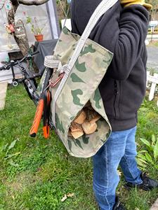 Personalized Log <b>Carrier</b> Wood <b>Carrier</b> Firewood Fireplace Personalized Firewood Log <b>Carrier</b> Wood <b>Bag</b> LLR-0048 - Product Image 2