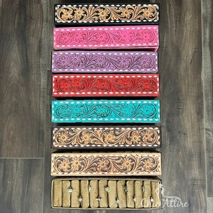 Boîte de rangement pour boucles d'oreilles, présentoir de bijoux de luxe, portable, usiné à la main, pour femmes - Product Image 1