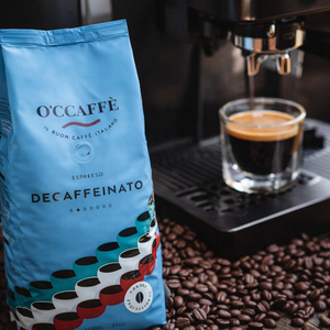 Granos de Café Hechos en Italia, Descafeinados, 50% Arábica, 50% Robusta, Bolsa de 1 kg, Café para un Desayuno Dulce - Product Image 4