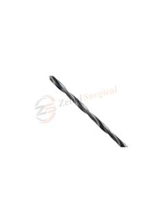 Jacobs meilleure qualité 85mm longueur 2mm diamètre 38mm flûte allemande en acier inoxydable Source d'alimentation manuelle base Instruments chirurgicaux - Product Image 2