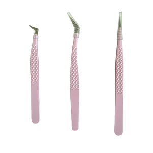 Pinces à épiler en acier inoxydable pour extensions de cils, très vendues, pointe pointue, prise en main parfaite - Product Image 6