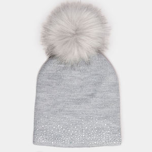 Vente en gros de bonnets d'hiver tendance avec logo personnalisé, bonnets en tricot teints unis, bonnets imprimés de créateurs, unisexe, mode décontractée pour l'extérieur - Product Image 2