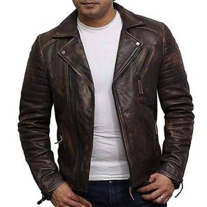 Chaquetas de cuero para hombre precio ajustable fabricación profesional mejor calidad para chaquetas de cuero para hombre - Product Image 1