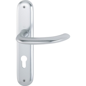 ชุดแผ่นยาวสำหรับเฟอร์นิเจอร์ระเบียงอลูมิเนียม Marseille 1138/273P F1 PZ 72 มม. DIN ซ้าย/ขวา HOPPE สำหรับใช้งานกลางแจ้ง - Product Image 1