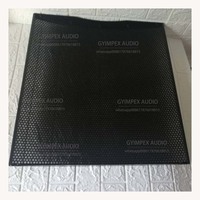 Grille de caisson de basses de 18 pouces usine métal rond gris klaxon anneau décoratif voiture Audio klaxon haut-parleur maille haut-parleur Grille