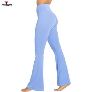 2024 haute qualité Sport Leggings pantalons de survêtement Jogging Slim Fit survêtement femmes pantalon de survêtement évasé - Product Image 3
