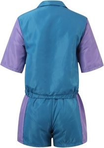 Ensemble de survêtement d'extérieur respirant pour femme, veste coupe-vent courte zippée en nylon et short, collection 2026 - Product Image 6