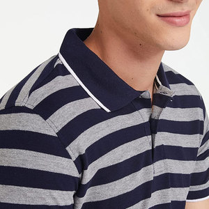 Polo de algodón con logotipo personalizado para hombre, camiseta informal de manga corta en blanco, ropa de calle, venta al por mayor, Verano - Product Image 5