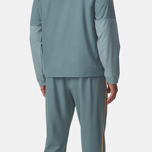 Nuevo conjunto de chándales cortavientos ligeros para hombres, chaqueta de poliéster 100% personalizable, chándal completo fino al por mayor de alta calidad - Product Image 6