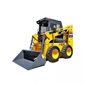 High Quality 1000kg 1050kg 1200kg 1500kg Track Loader Skid Steer with Snow <b>Shovel</b> Cheap Price - Product Image 3