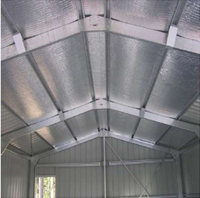 The Procool A2 Double structure <b>insulation</b> with 2 pure aluminum foils 2 air <b>bubble</b> layers thick roll 1.55m 30m for roof projects - Product Image 5