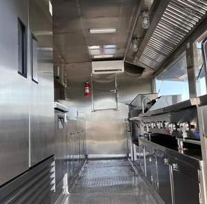 Remorque mobile personnalisable de restauration rapide pour traiteur de pizza entièrement équipée d'un nouveau camion de crème glacée et de pizza pour la restauration - Product Image 3